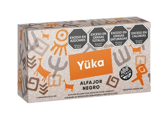 Alfajor Yuka de Chocolate x 6u