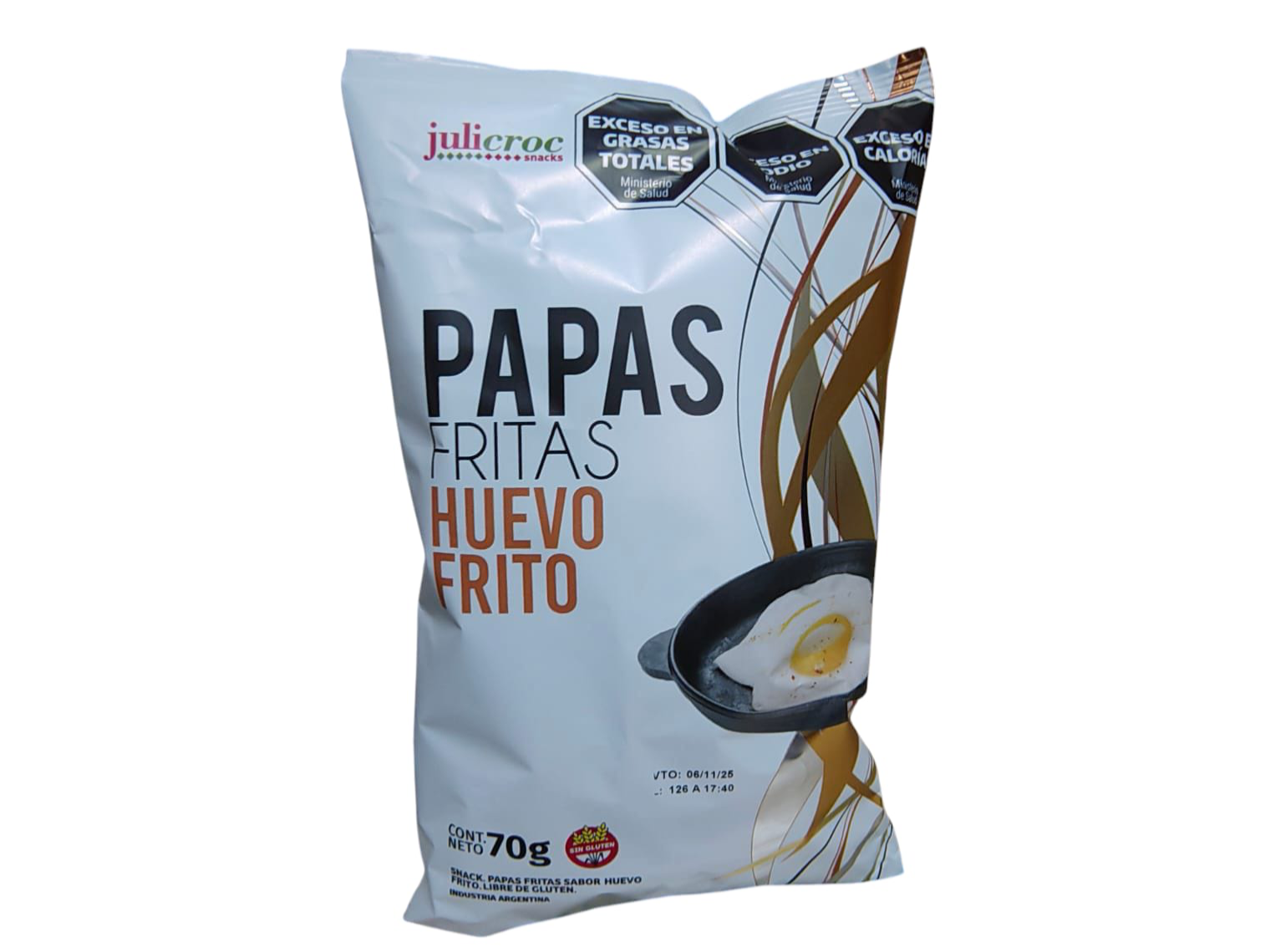 Papas Fritas De Huevo Frito