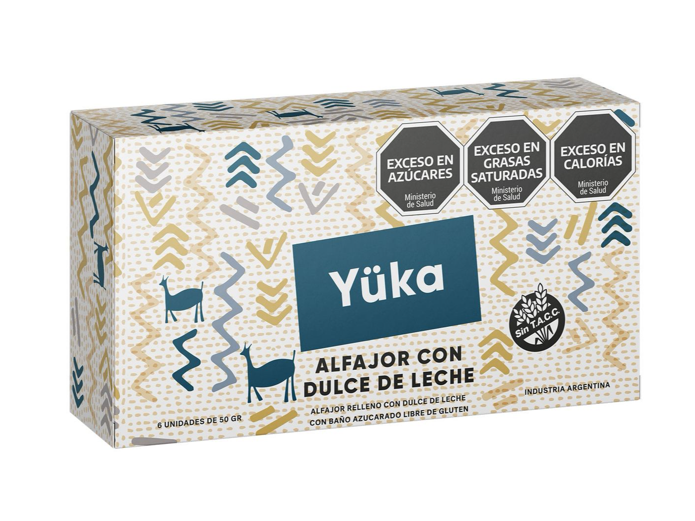 Alfajor Yuka De Dulce De Leche x 6u
