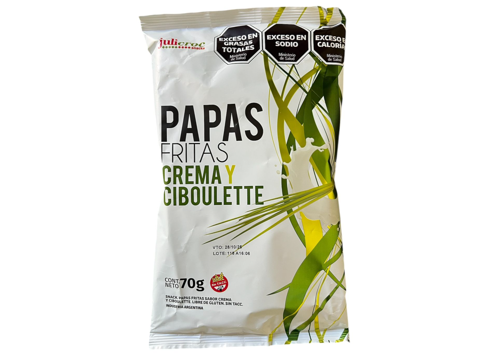 Papas Fritas De Crema y Ciboulette de BASSOTTO MARKET
