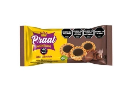 Galleta Praat Aventura De Chocolate x 10u