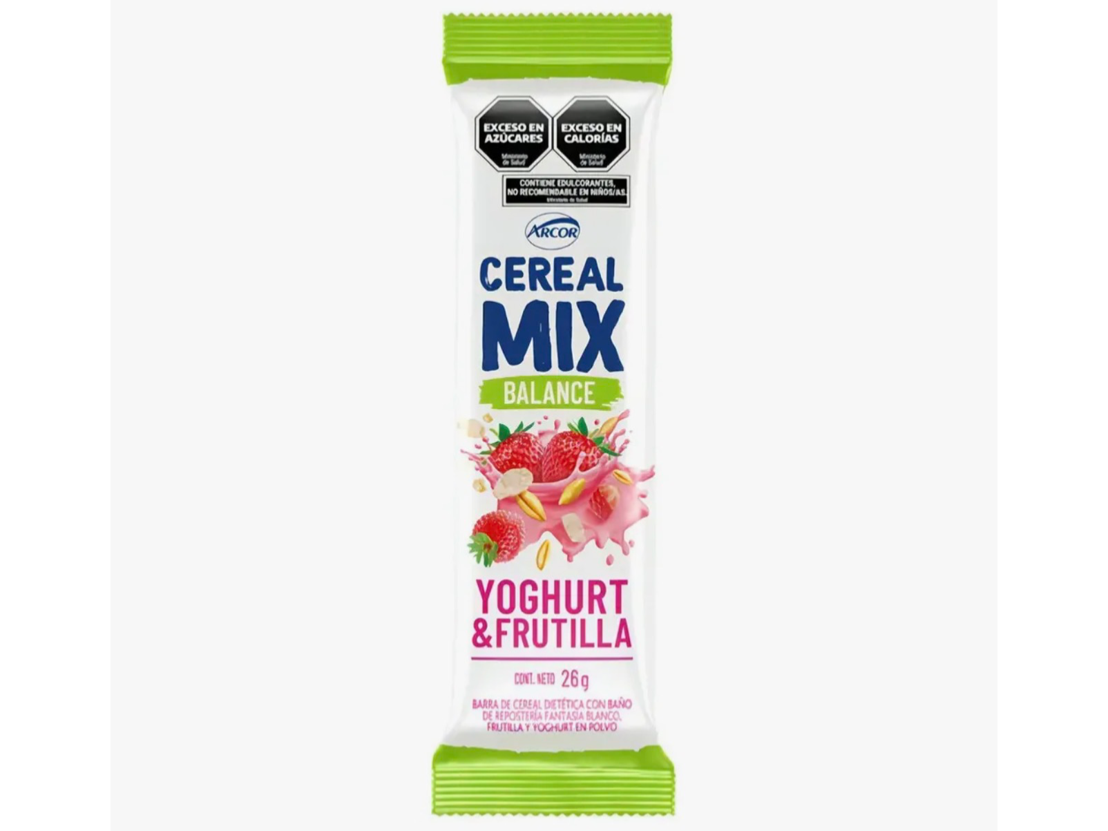 Barra De Cereal Frutilla y Yogur