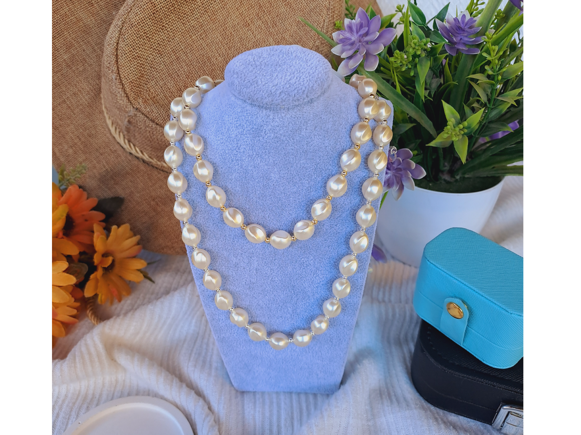 Collar con perlas 2A