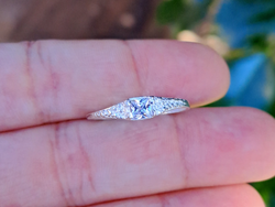 Anillo cristalito white