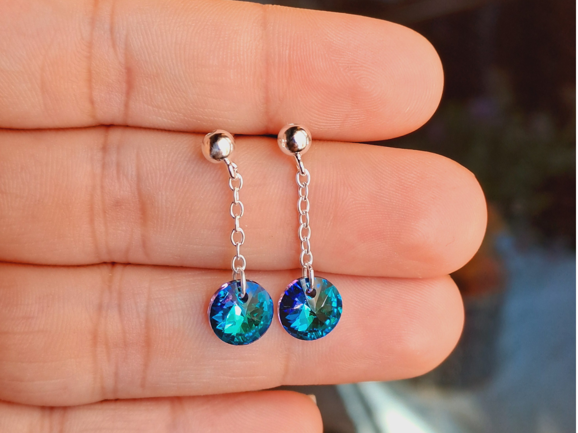 Pasantes cristal violeta