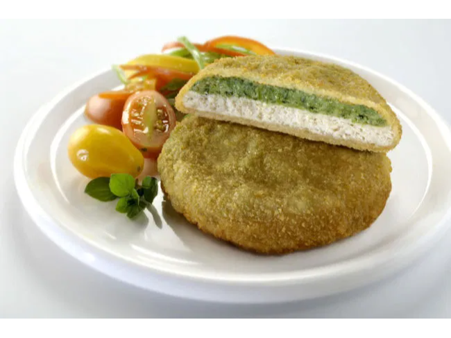 medallones de soja y espinaca