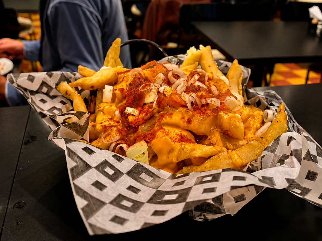 Papas cheddar