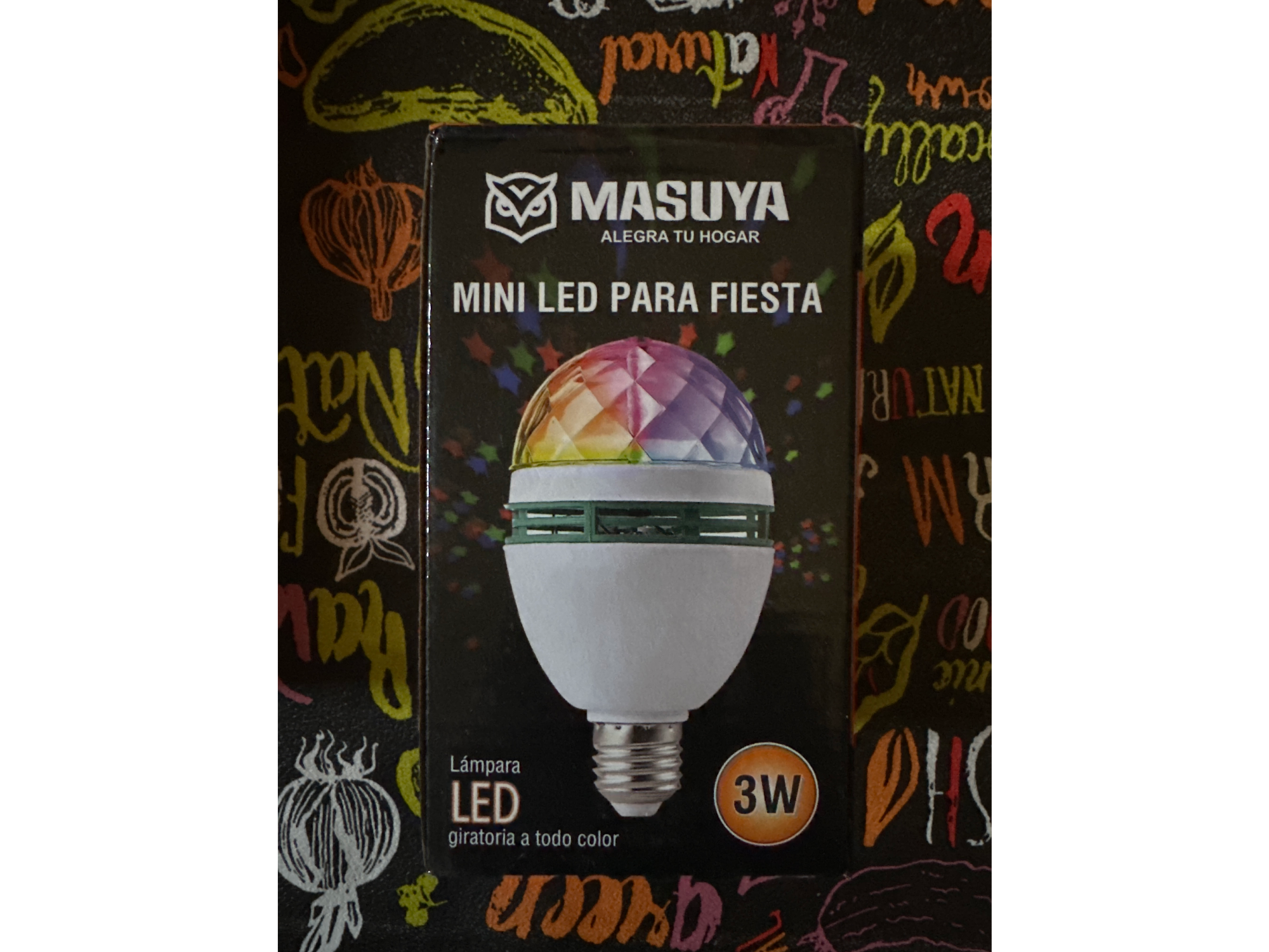 Lámpara led fiesta