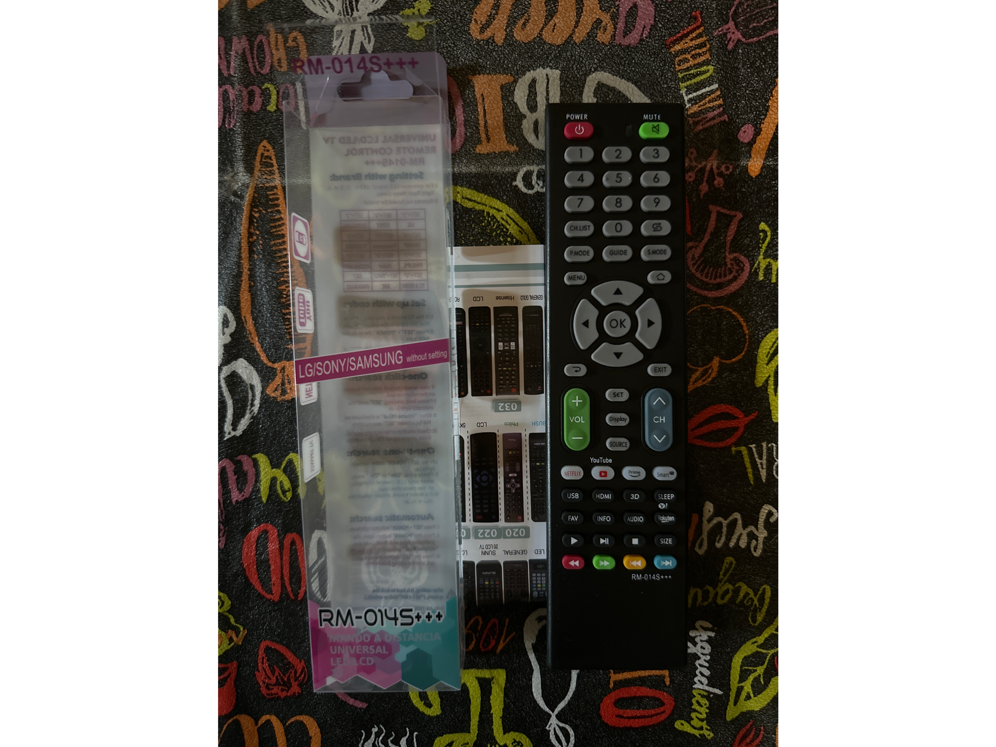 Control remoto universal de TV