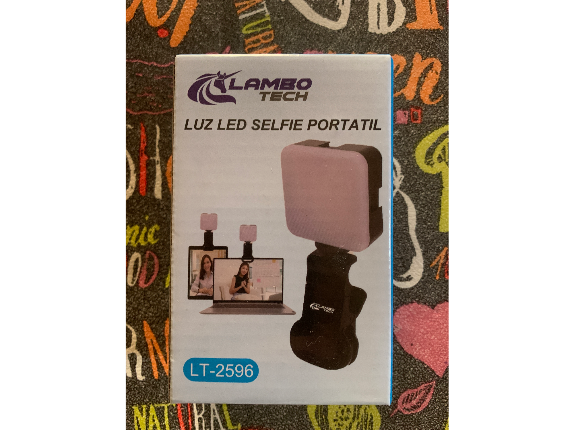 Luz led portátil para selfie