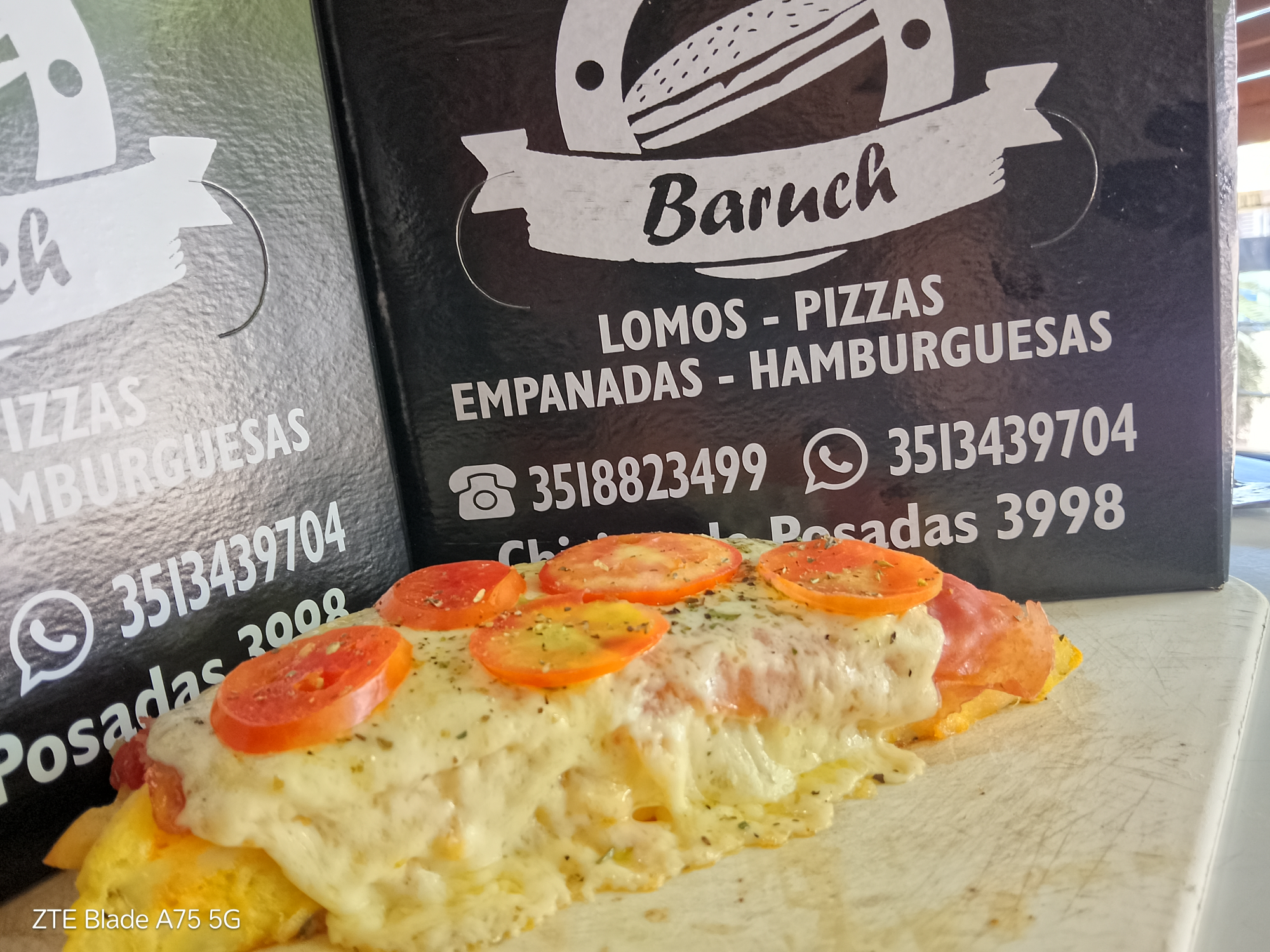 1/2 tortilla a la napolitana