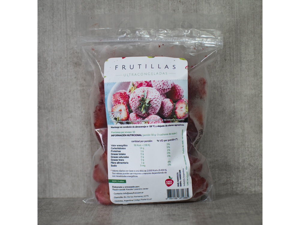 FRUTILLA X 500 Gr de EasyFrut Retail 1