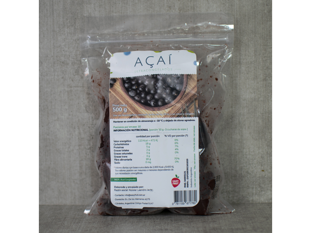 AÇAI  X 500 GR