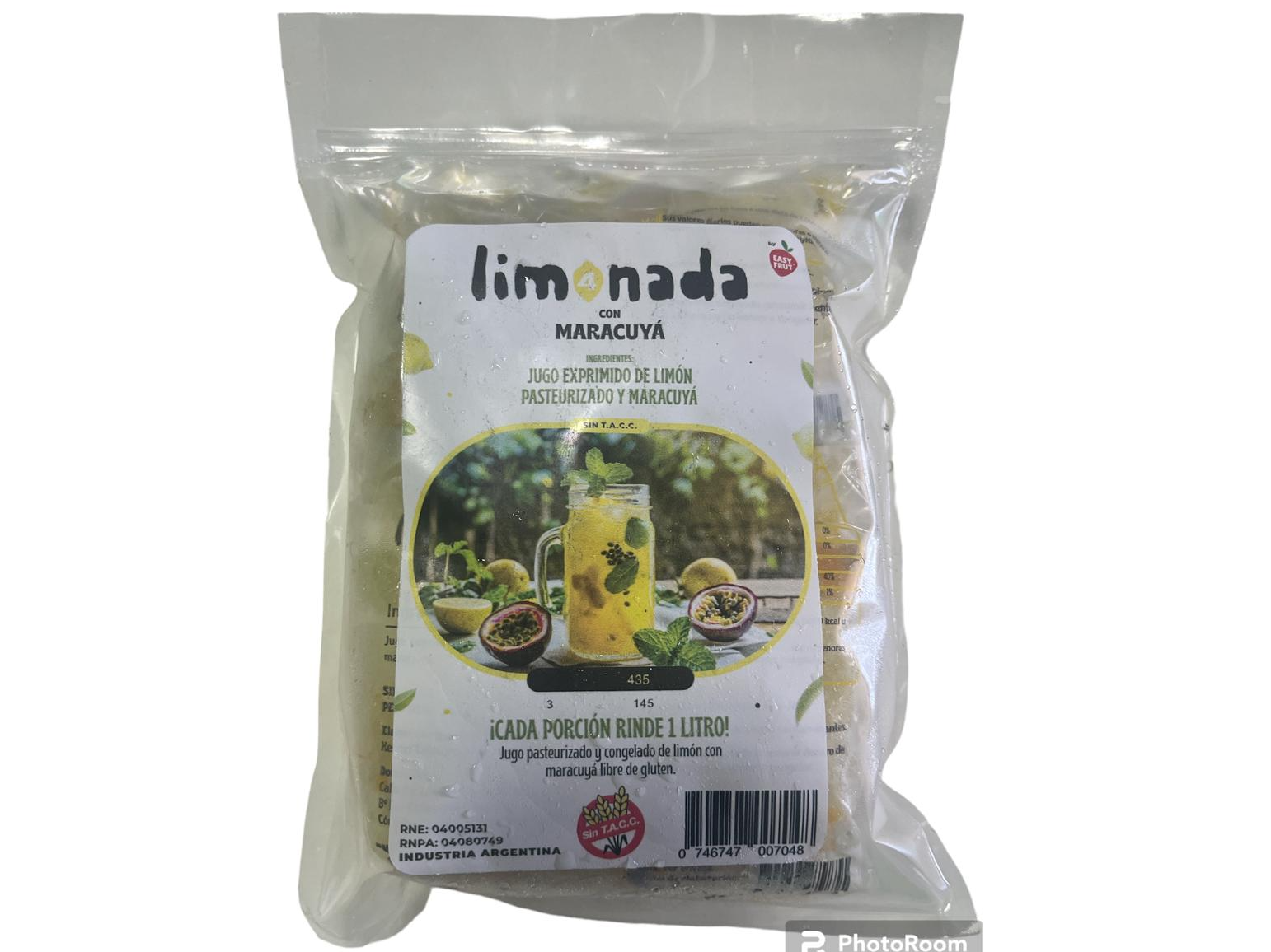LIMONADA 4 -LIMON Y MARACUYA