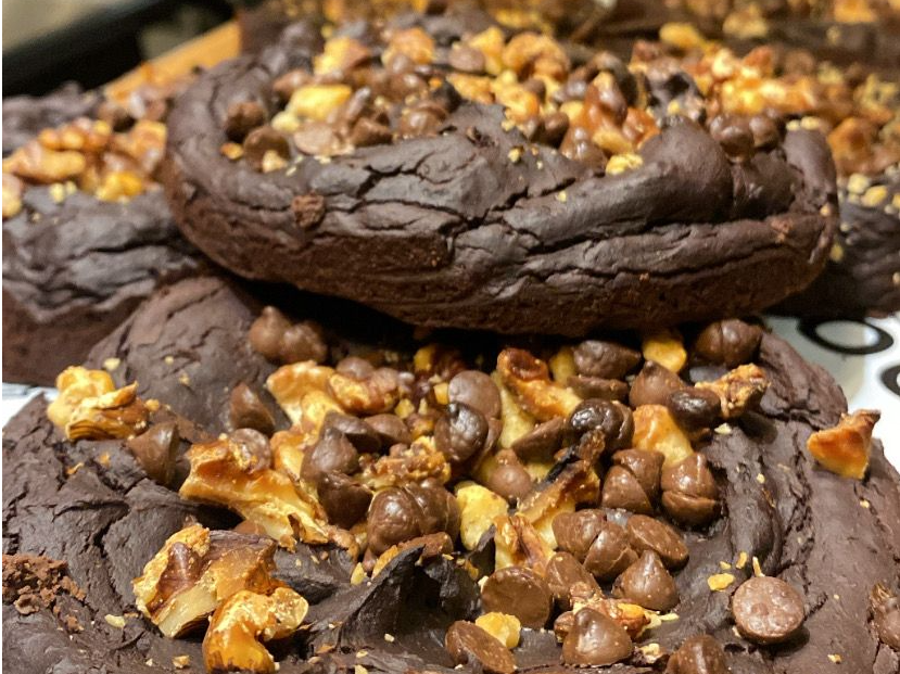 BROWNIE SALUDABLE CON NUECES