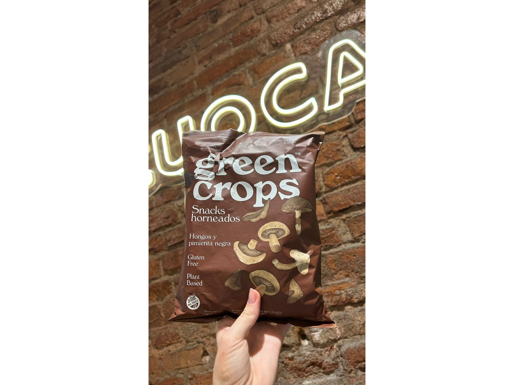 SNACK GREEN CROPS SIN GLUTEN