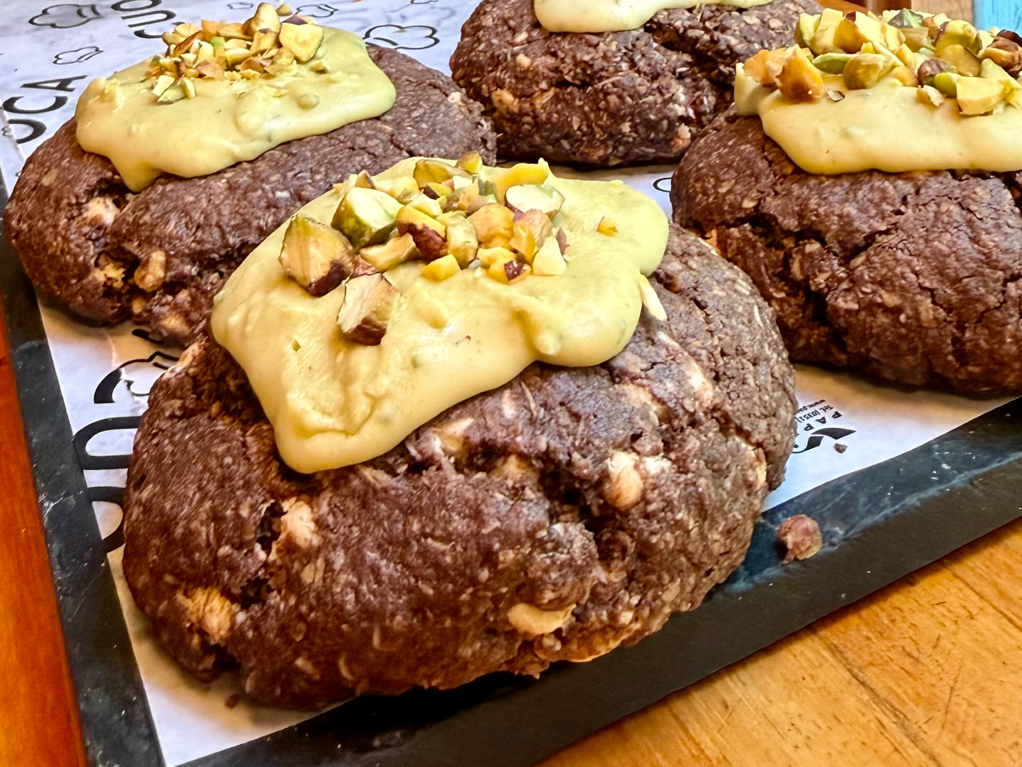 COOKIE AMERICANA RELLENAS DE PISTACHO