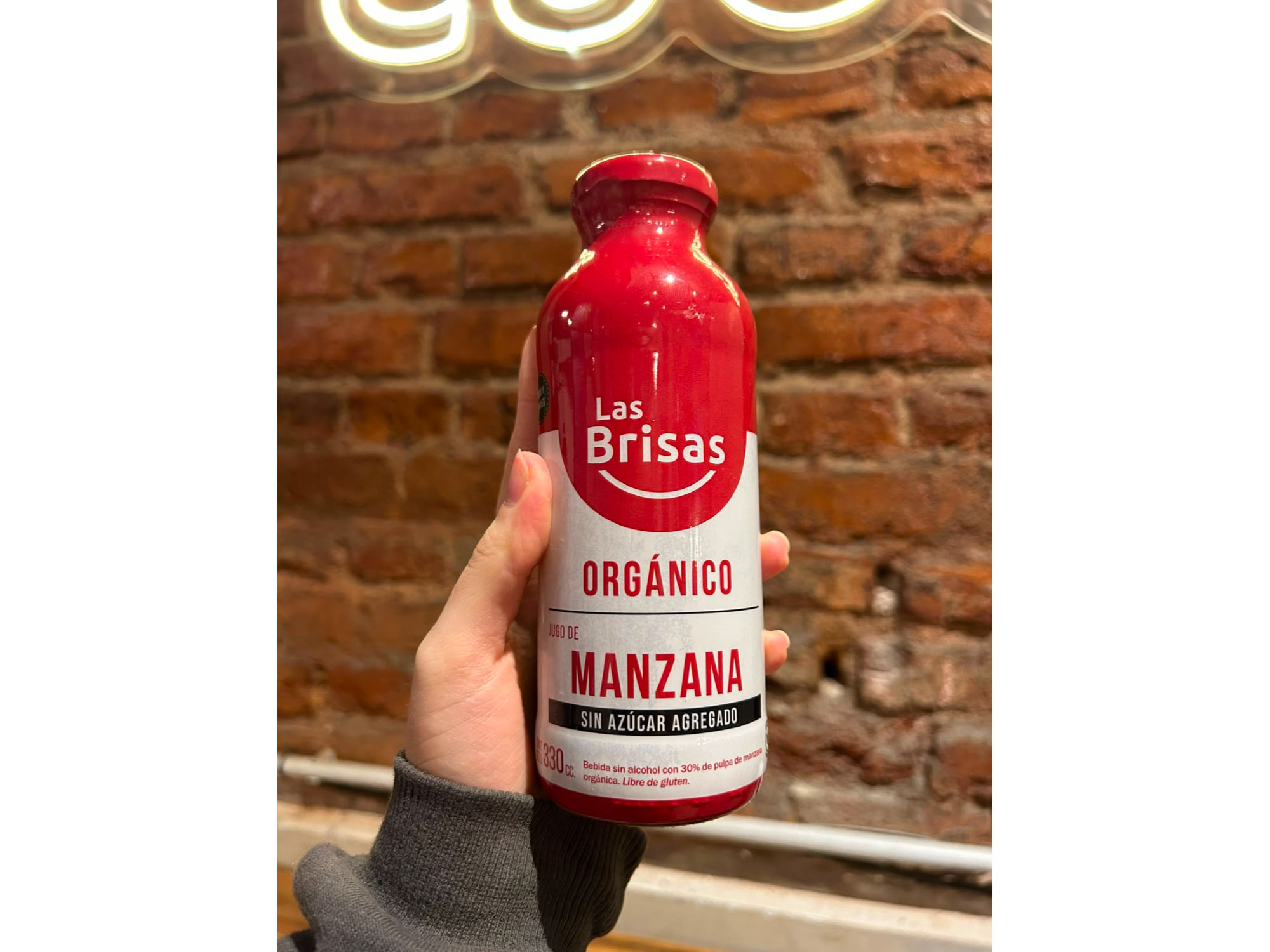 JUGO ORGÁNICO ´LAS BRISAS´ 300ML. CON STEVIA