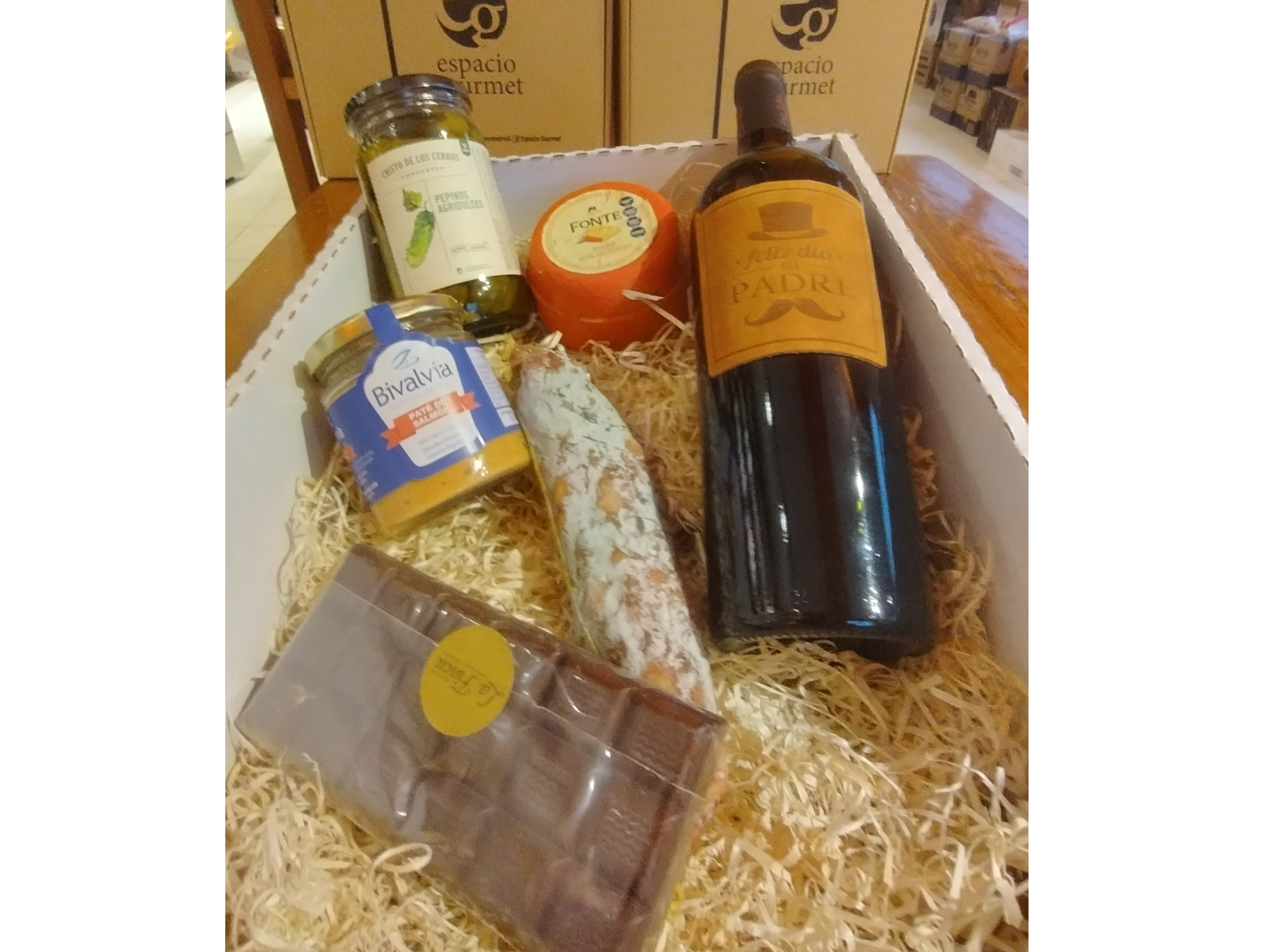 Box Vino Privado etiqueta Día del padre