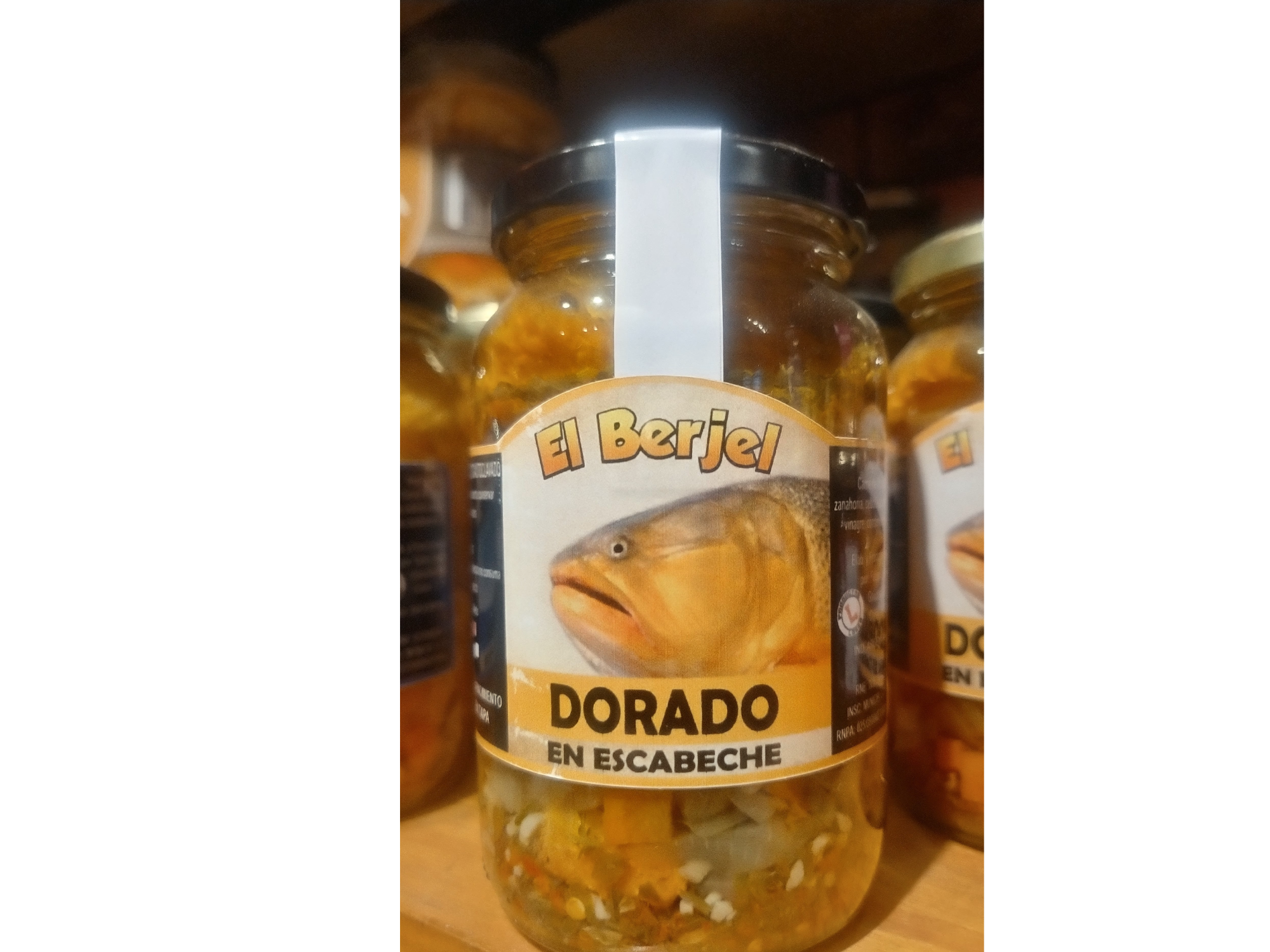 Dorado en escabeche x 500 gr
