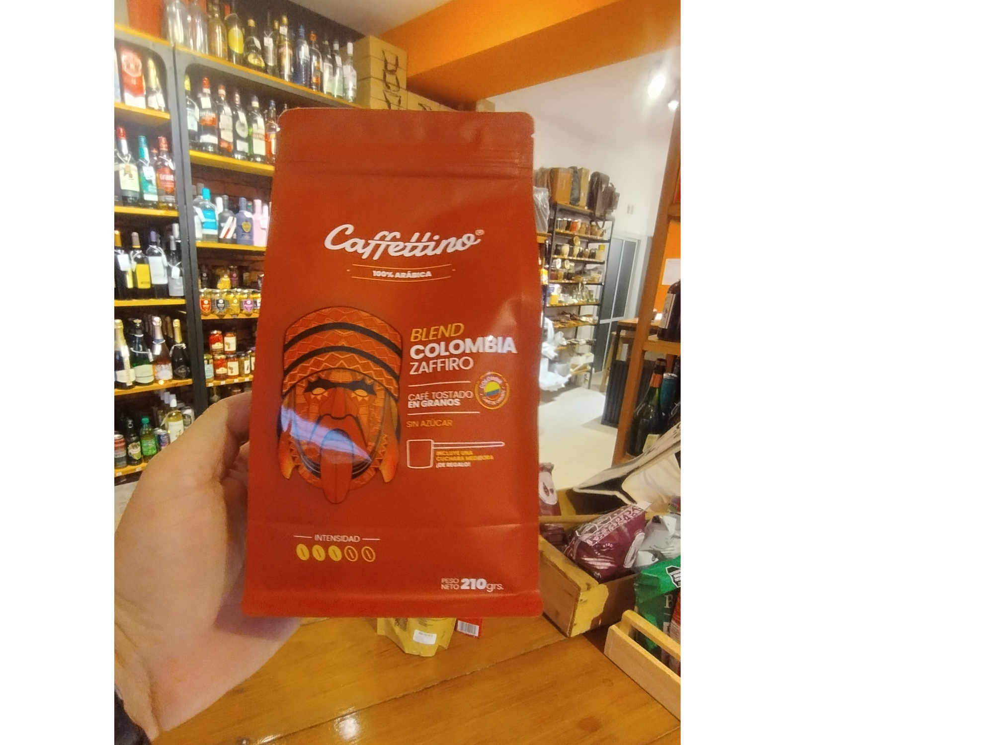 Café molido Colombia x210 gr Caffettino