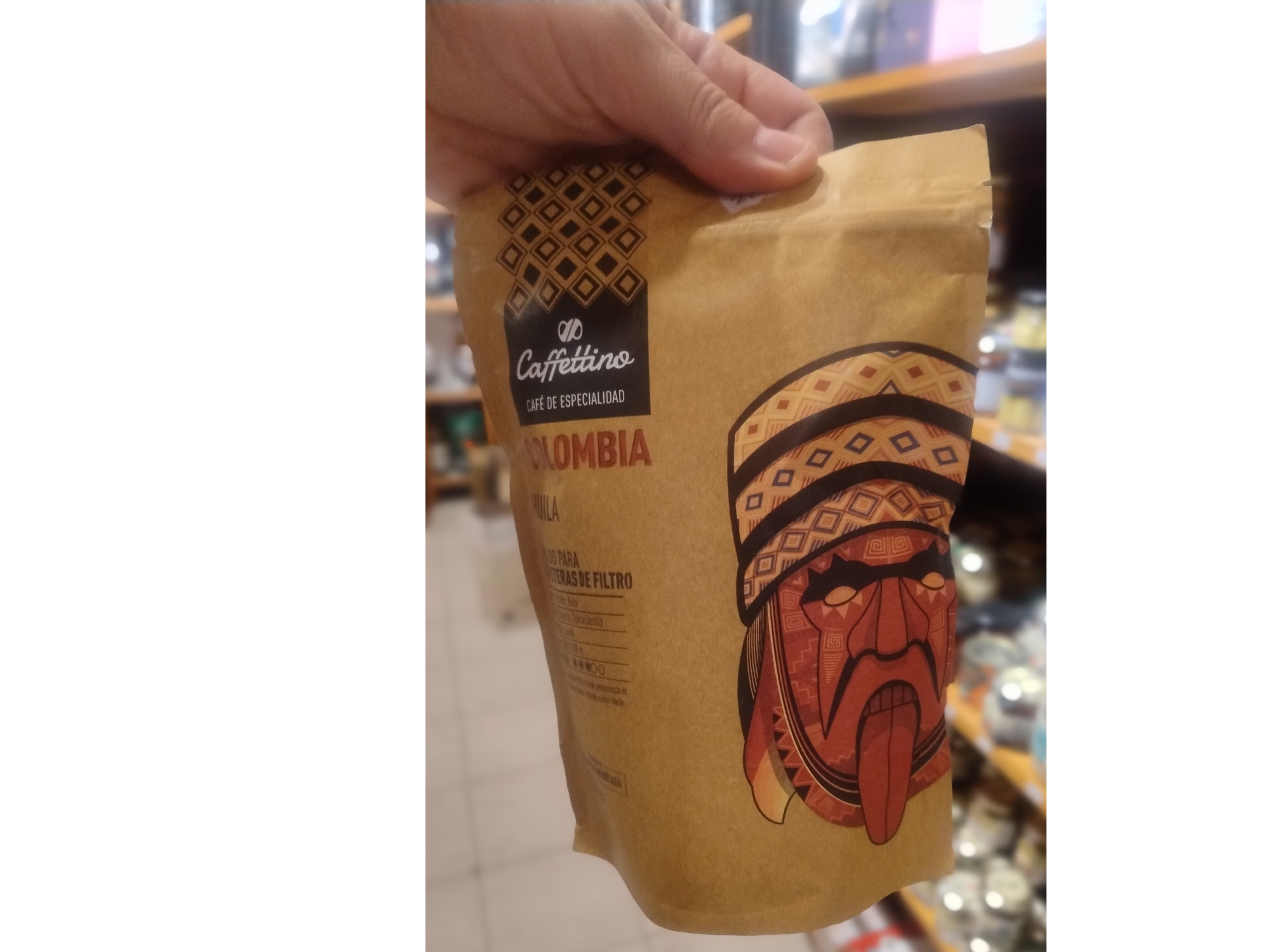 Café molido Colombia x 240 grs .Caffettino.