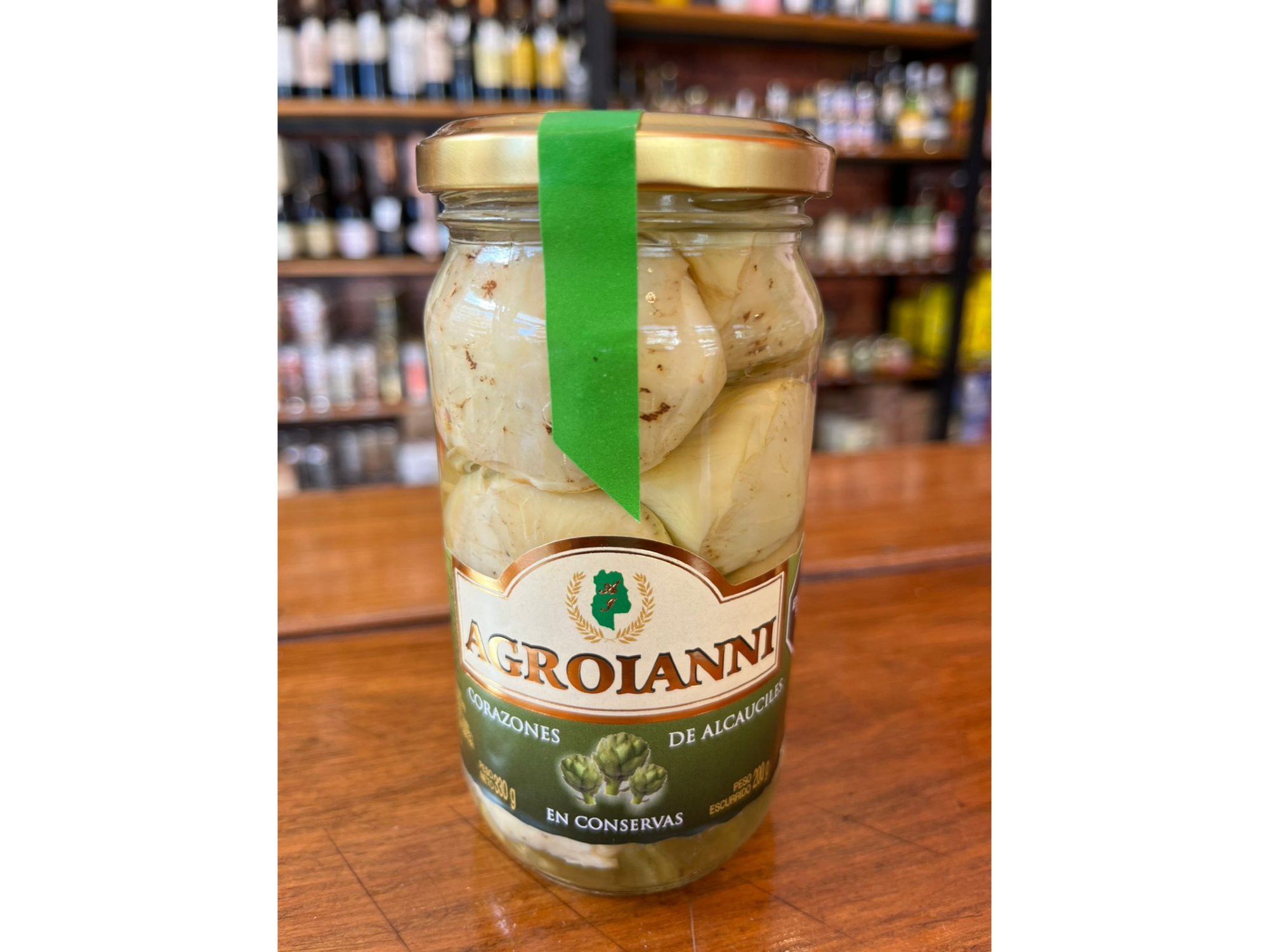 corazón de alcauciles al natural x 330 gr Agroinanni