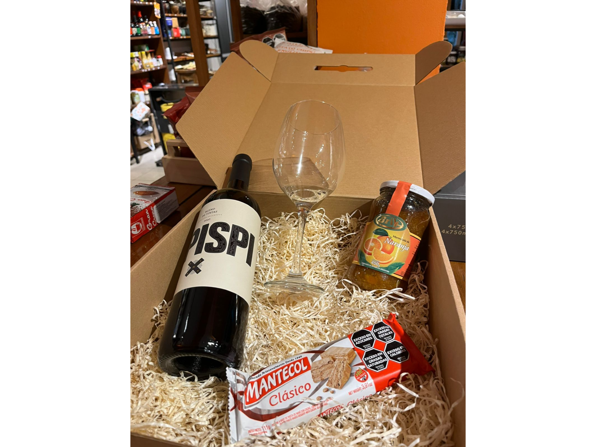 Box vino + copa