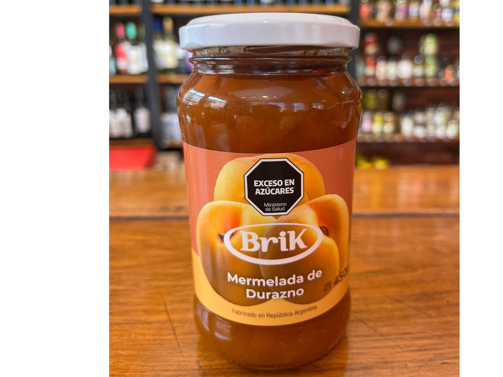 Mermelada Brik x 450 grs Durazno