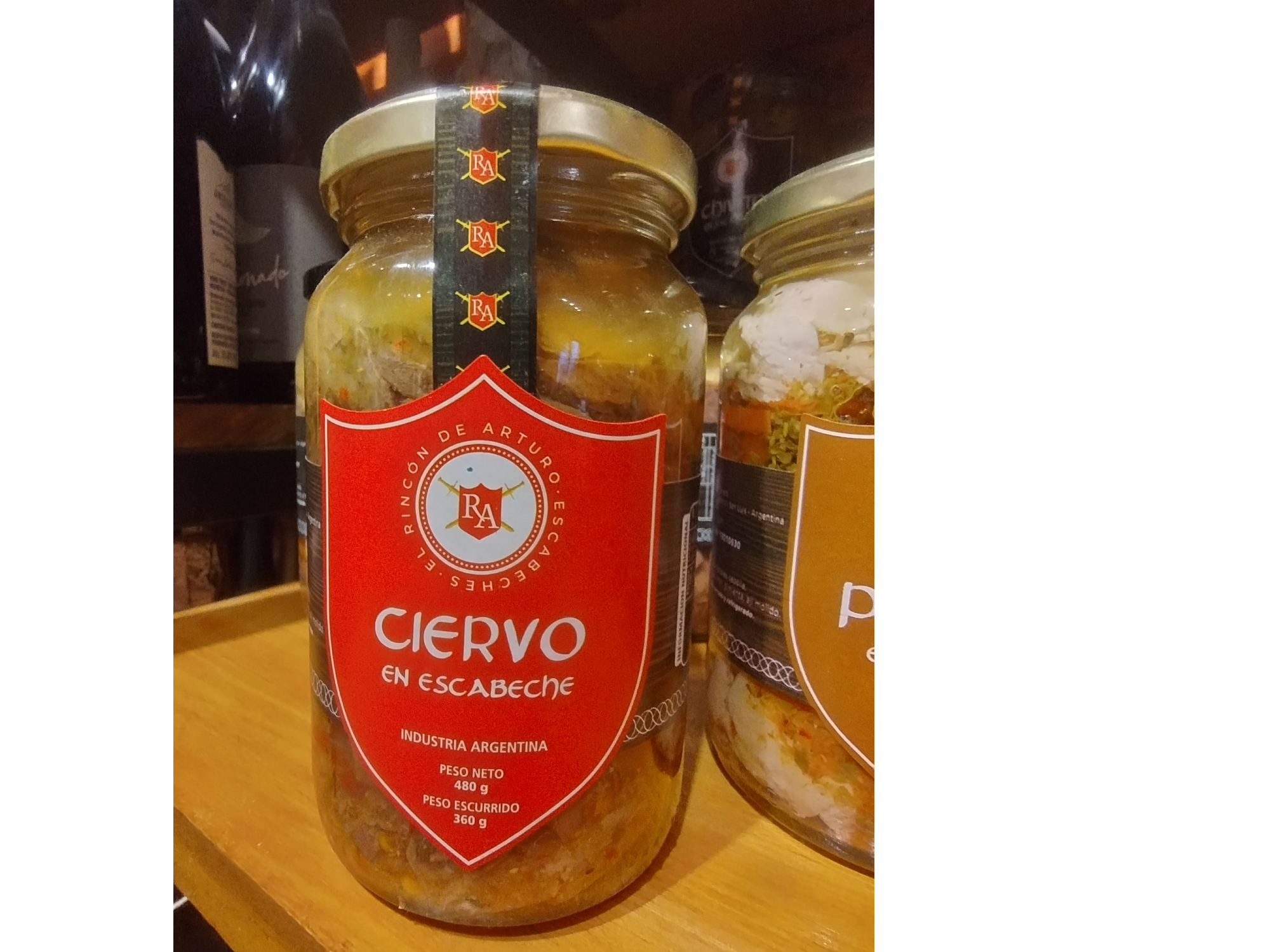 CIERVO en escabeche x 500 grs