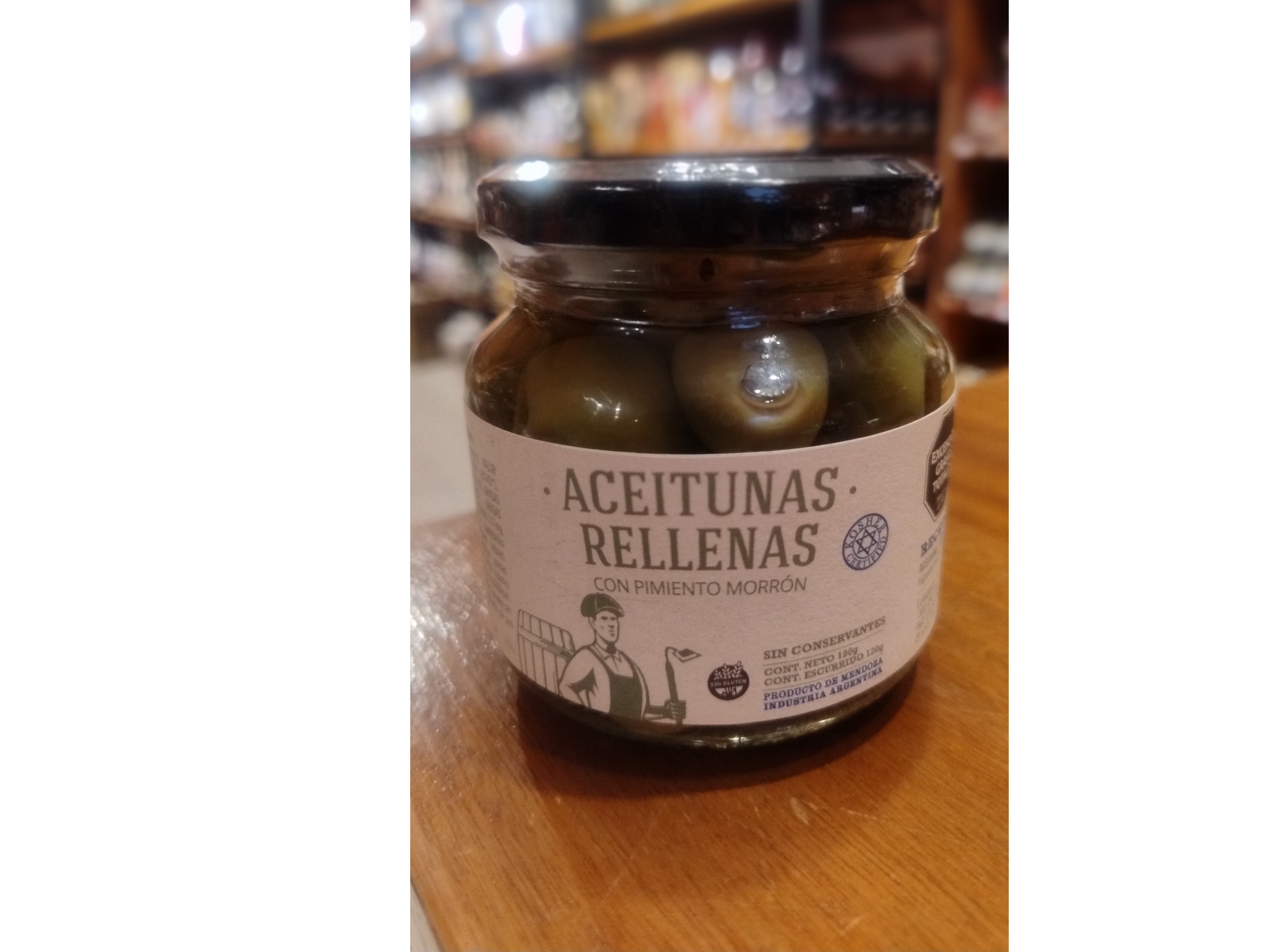 Aceitunas rellenas con morrón x