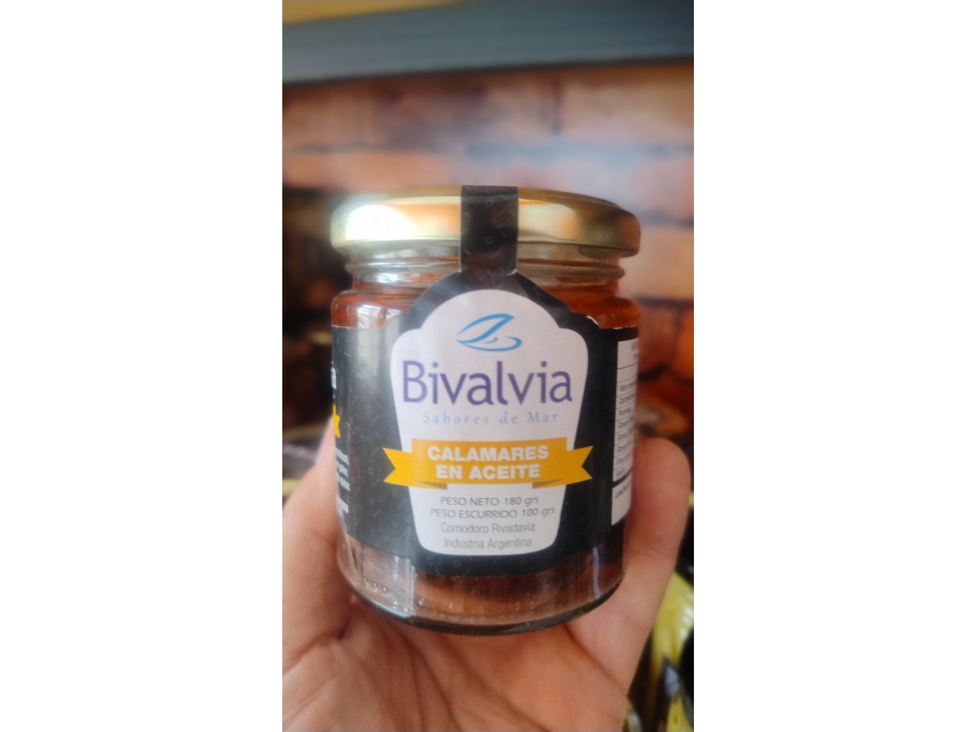 Calamares en aceite Bibalvia x 193 gr