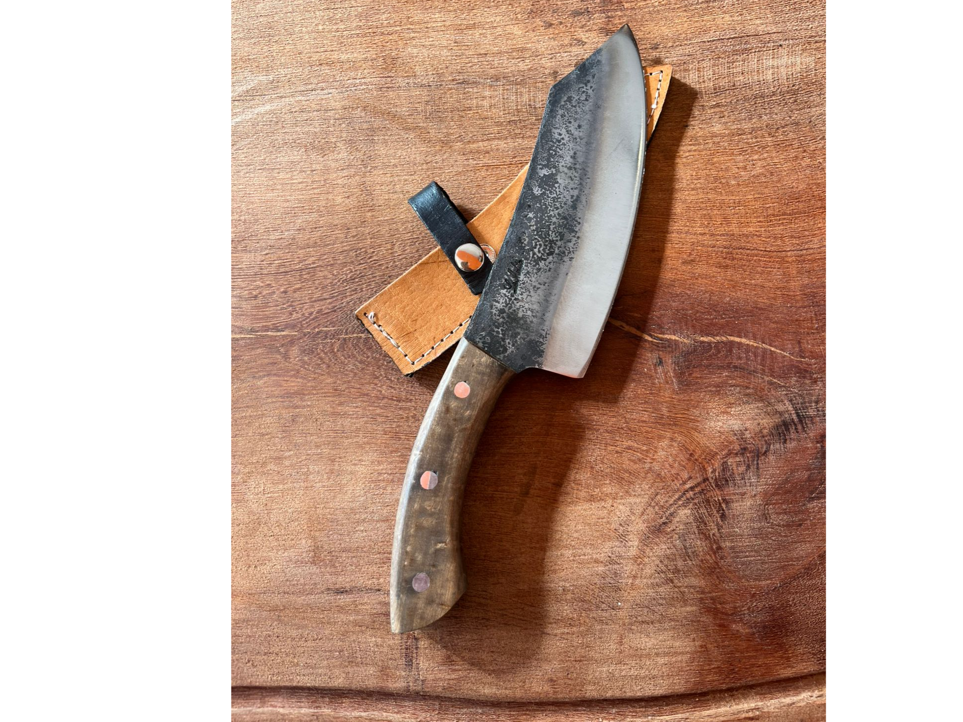 Cuchillo de acero Boro Santoku
