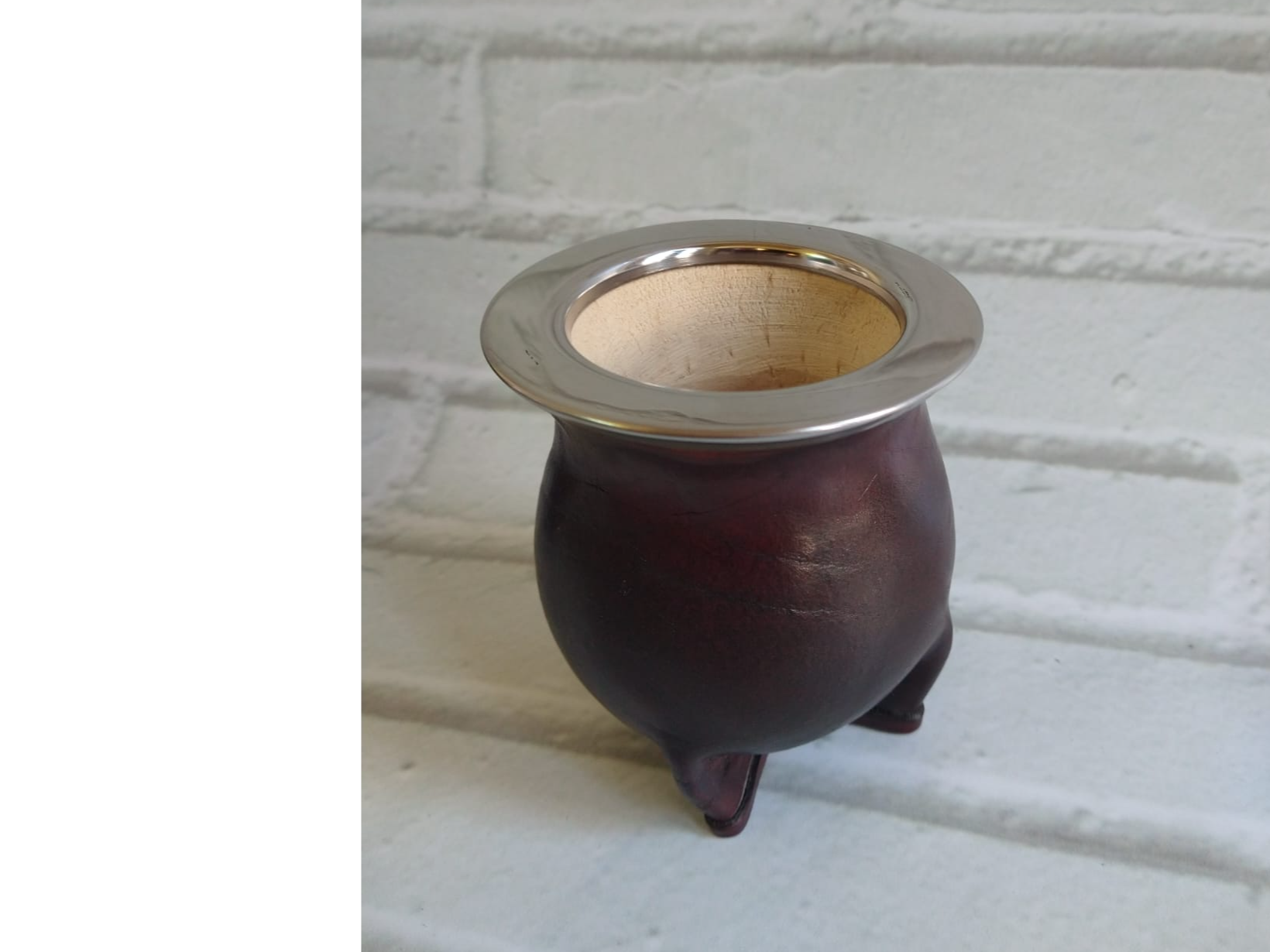 Mate uruguayo Camionero  Virola Acero
