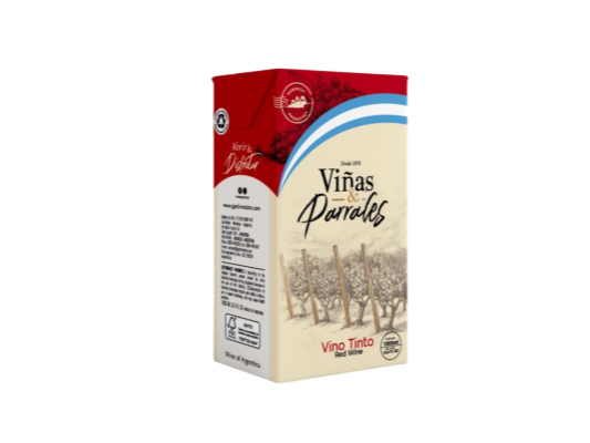 VINO VIÑAS Y PARRALES TINTO TETRA 1L