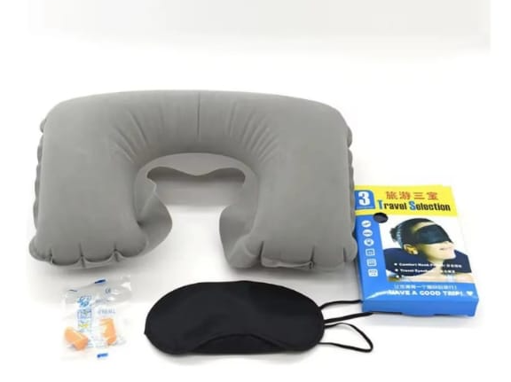 Set viaje 3 en 1. Almohada,