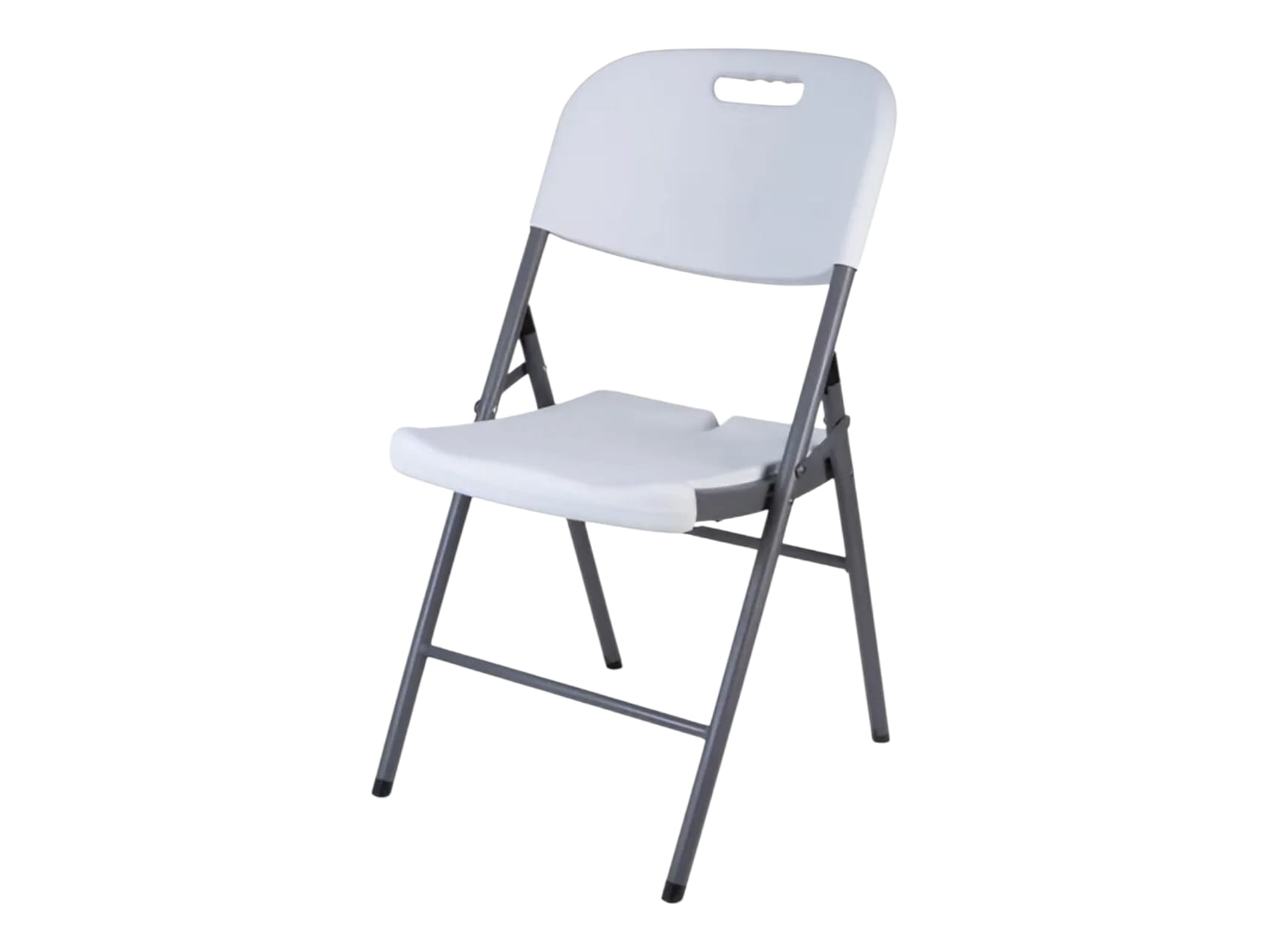 Silla plegable blanca