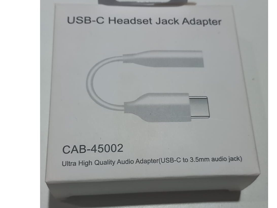 Adaptador audio tipo c jack