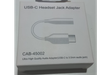 Adaptador audio tipo c jack