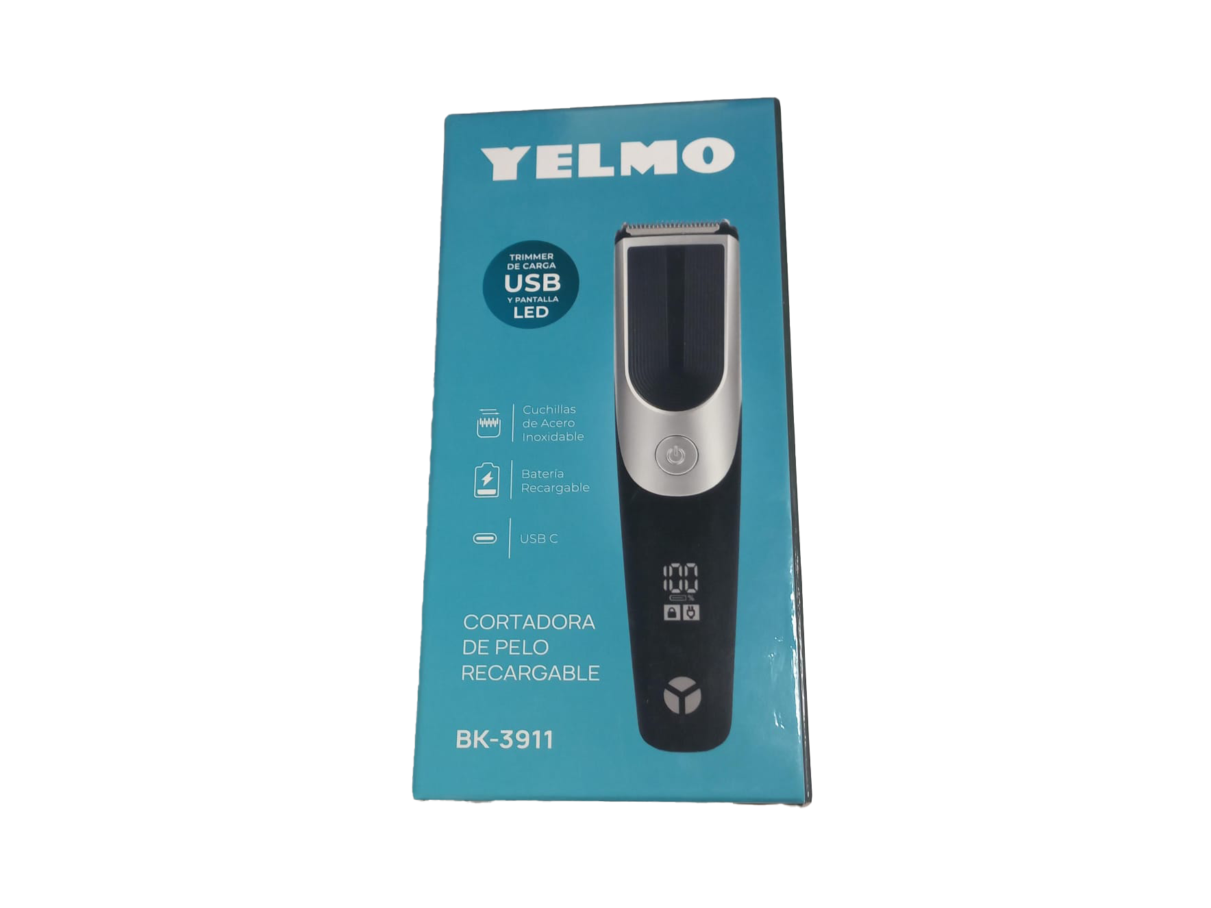 CORTADORA DE CABELLO RECARGABLE YELMO BK-3911