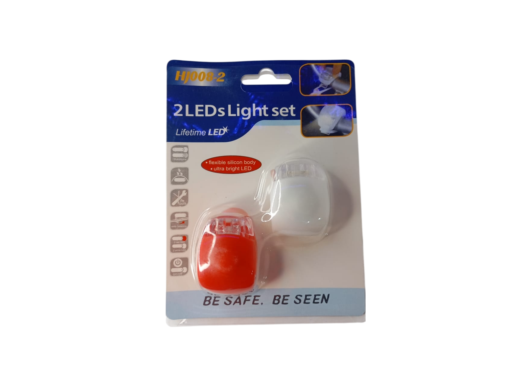 Luz para bici silicona