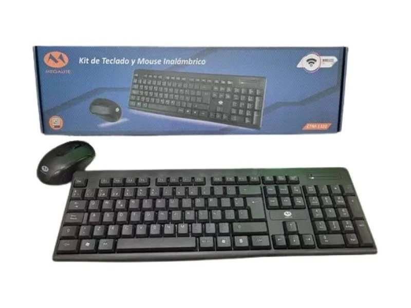 Teclado y mouse inalambrico megalite