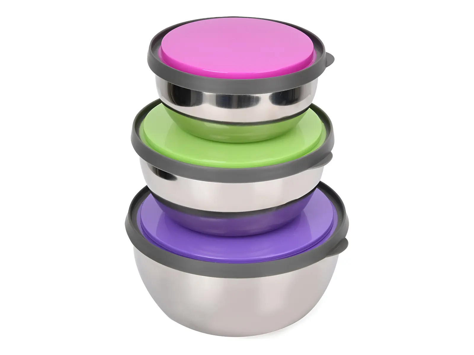 Set de Tupper acero x 3