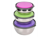 Set de Tupper acero x 3