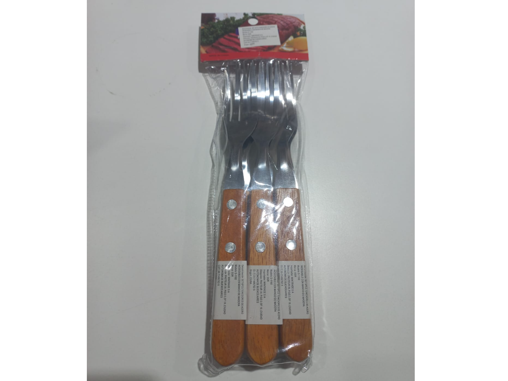 Set Tenedor kitchen knife x3