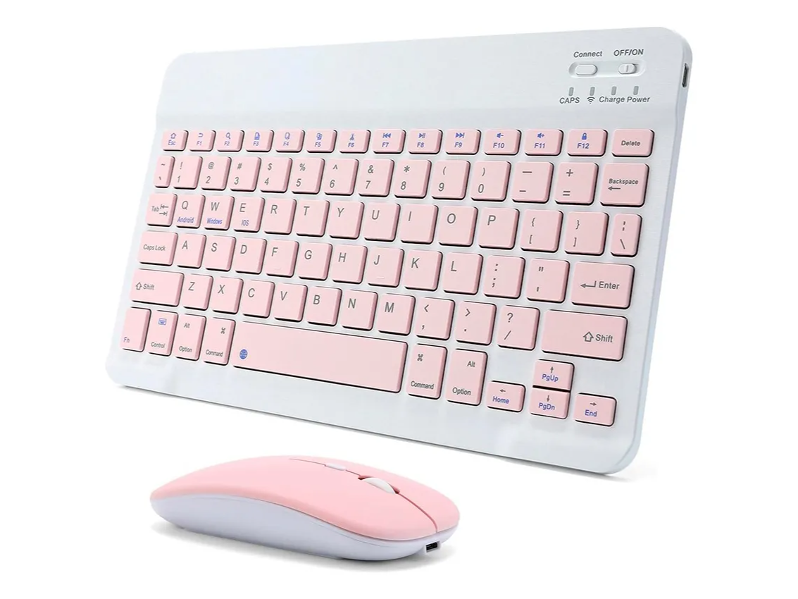 Kit mini teclado y mouse inalambrico