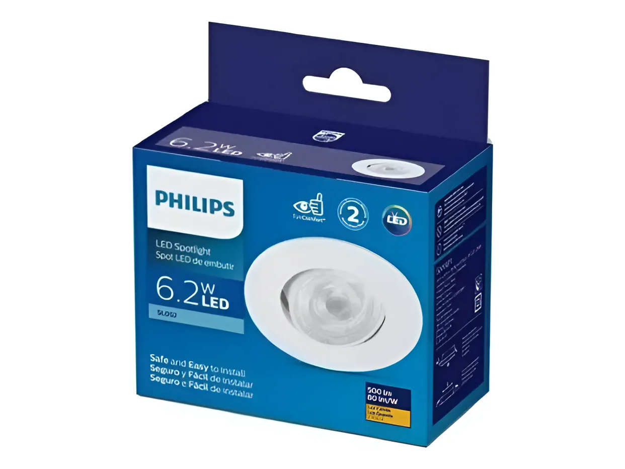 Spot de embutir con dicroica phillip