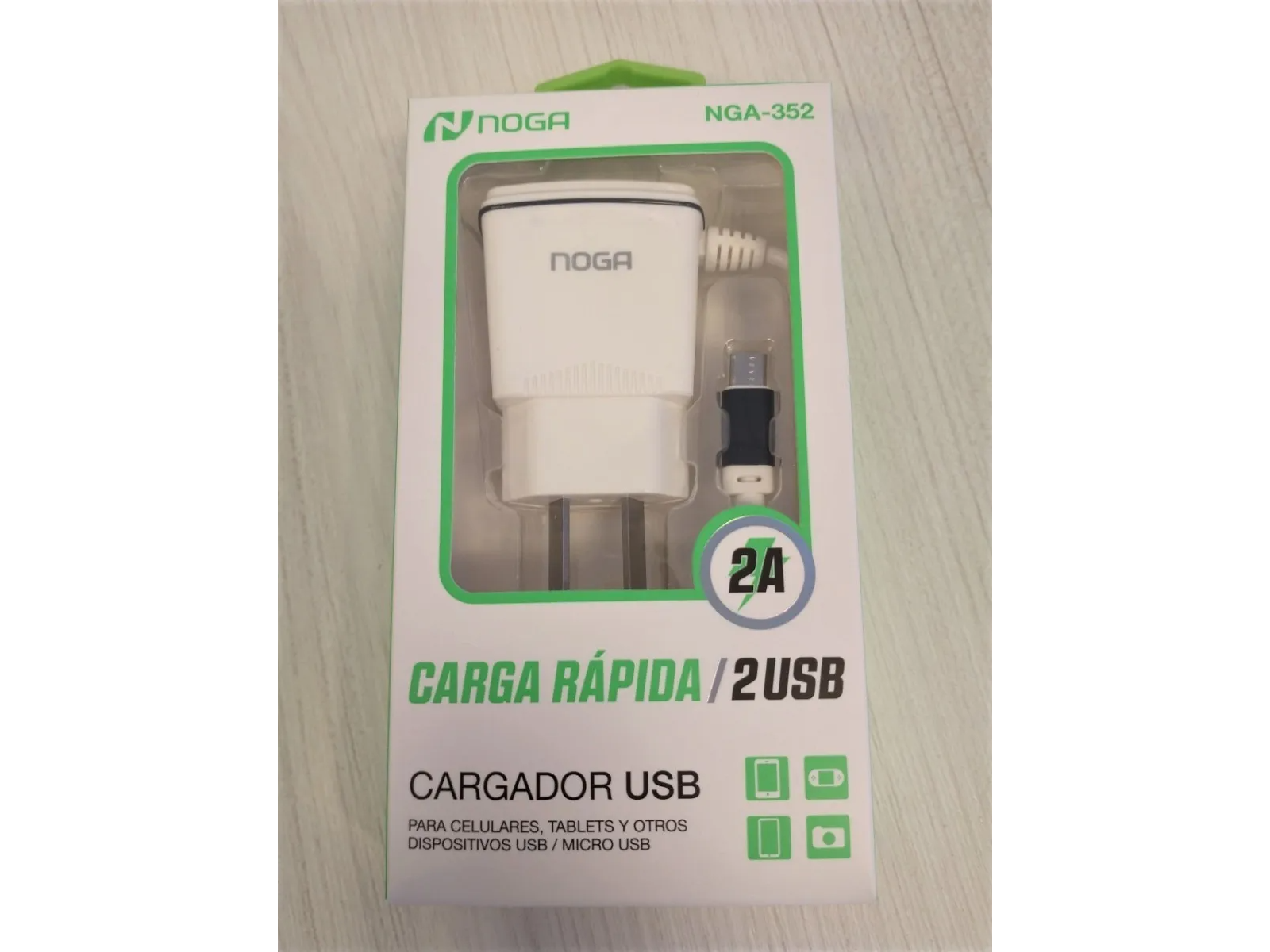 Cargador doble noga nga 352