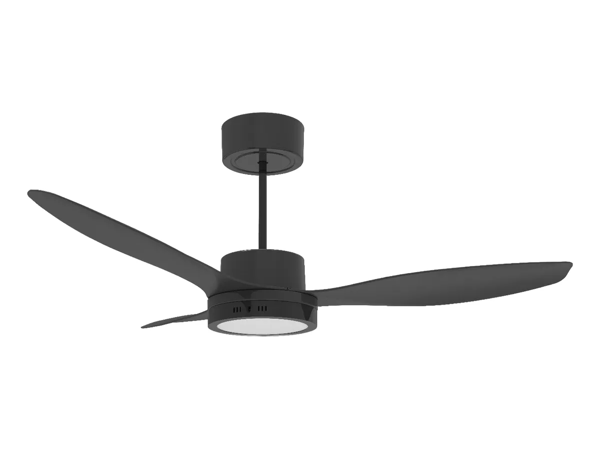 Ventilador de techo indelplast - negro
