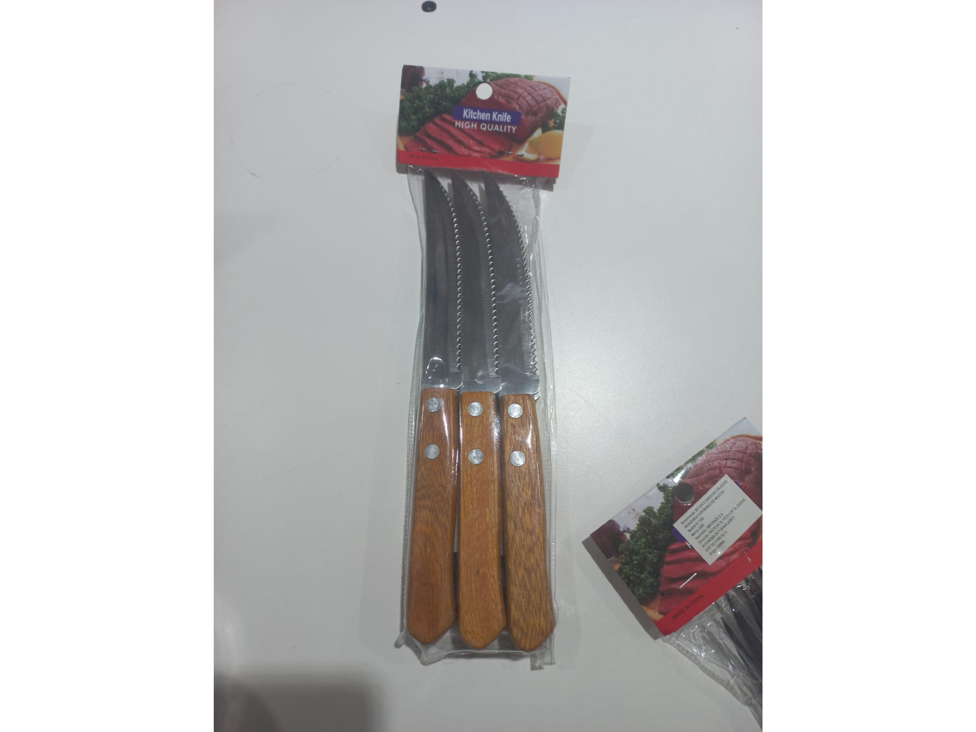 Set de cuchillo x 6 kitchen knife